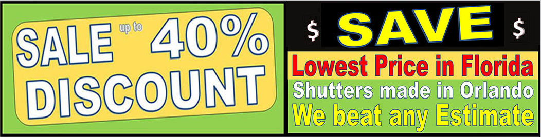 40% off plantation shutters Lady Lake, window blinds, roller shades