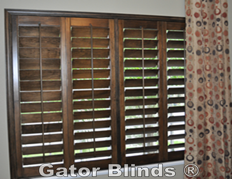 Real Wood Shutters Orlando | Plantation Shutters | paint or stain grade